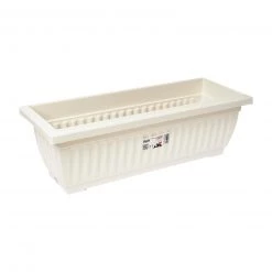 Baba Planter Box 489MM X 187MM (Zen White) Gardening Supplies