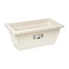 Baba Gardening Supplies Planter Box 336MM X 187MM (Zen White)