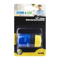Steve & Leif 1/2" (13mm) And 5/8" (16mm) Waterstop Hose Connector Gardening Supplies