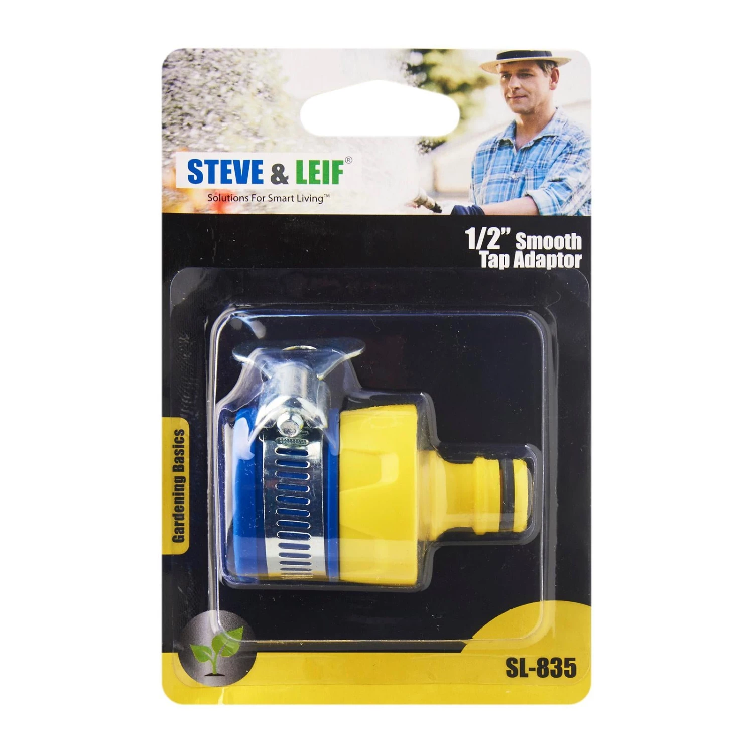 Steve & Leif Gardening Supplies 1/2" Snap-in Tap Adaptor 3 Steve & Leif Gardening Supplies 1/2" Snap-in Tap Adaptor