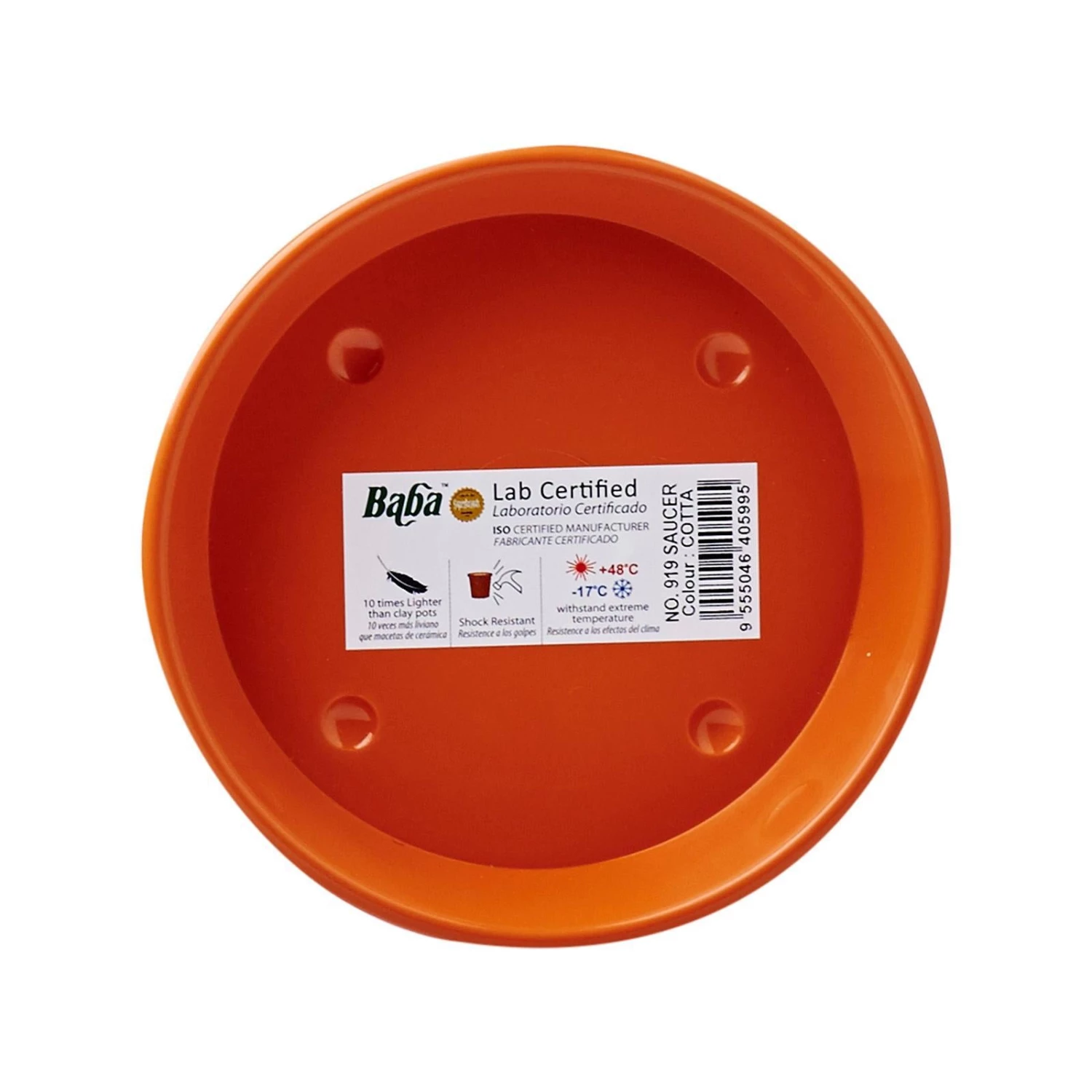 Baba 919 Plant Saucer 133MM (Cotta) Gardening Supplies 3 Baba 919 Plant Saucer 133MM (Cotta) Gardening Supplies