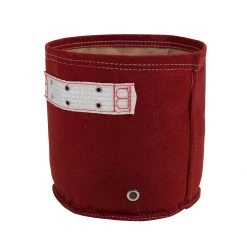 Steve & Leif Gardening Supplies 15L Classic Fabric Gardening Planter Pot (28 X 25cm) Red