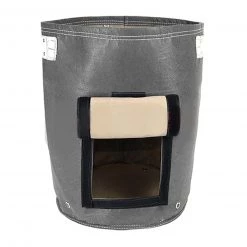 Steve & Leif 17L Mini Potato Gardening Fabric Planter Bag (28 X 28cm) Grey