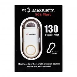 IMaxAlarm Home & Lifestyle SOS Alert Portable Personal Security Alarm Panic Button + Led Light