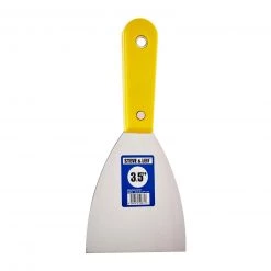 Steve & Leif DIY & Power Tools 3.5" Stiff Scrapers With Yellow Handle
