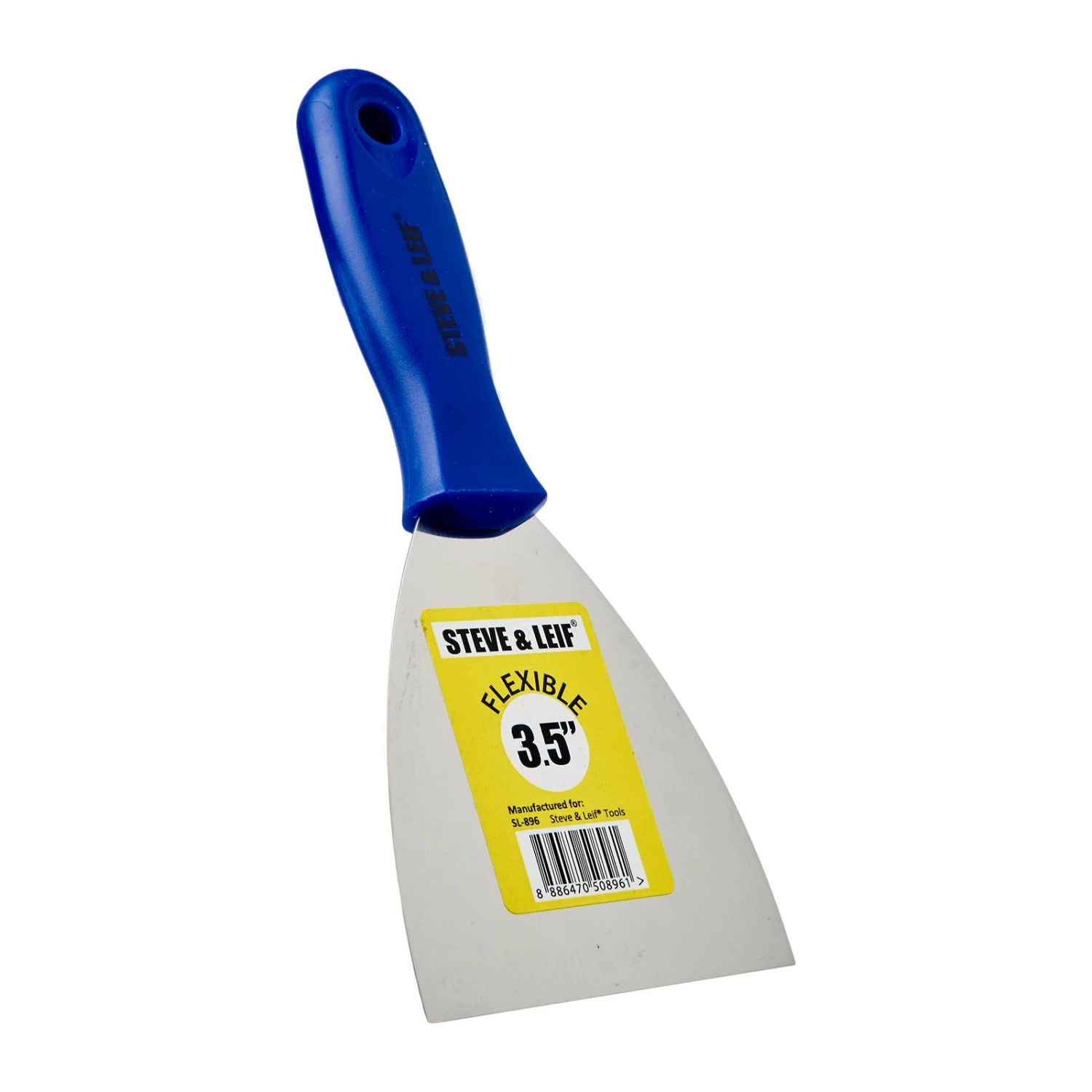 Steve & Leif DIY & Power Tools 3.5" Flexible Scrapers With Blue Handle 3 Steve & Leif DIY & Power Tools 3.5" Flexible Scrapers With Blue Handle