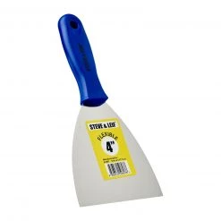 Steve & Leif 4" Flexible Scrapers With Blue Handle