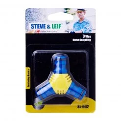 Steve & Leif Premium 3 Way Hose Coupling Gardening Supplies