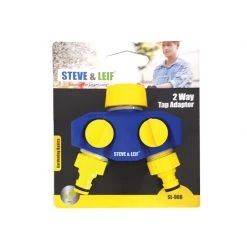 Steve & Leif Gardening Supplies Deluxe 2 Way Tap Adaptor