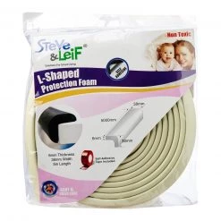 Steve & Leif Home & Lifestyle White L-Shaped Edge Protector Foam (5m)