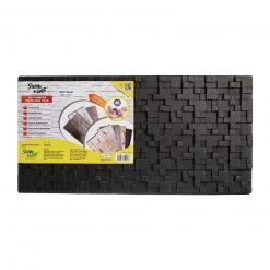 Steve & Leif Black 3D Embossed Wall Protection Foam (30 X 60cm) Home & Lifestyle