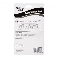 Steve & Leif Home & Lifestyle Safety Baby-Stroller Hook White (2Pcs)