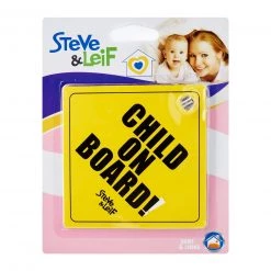 Steve & Leif Home & Lifestyle Baby On Board Car Sign