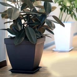Baba Gardening Supplies BI-SP-350 Helen Square Plant Pot 35cm