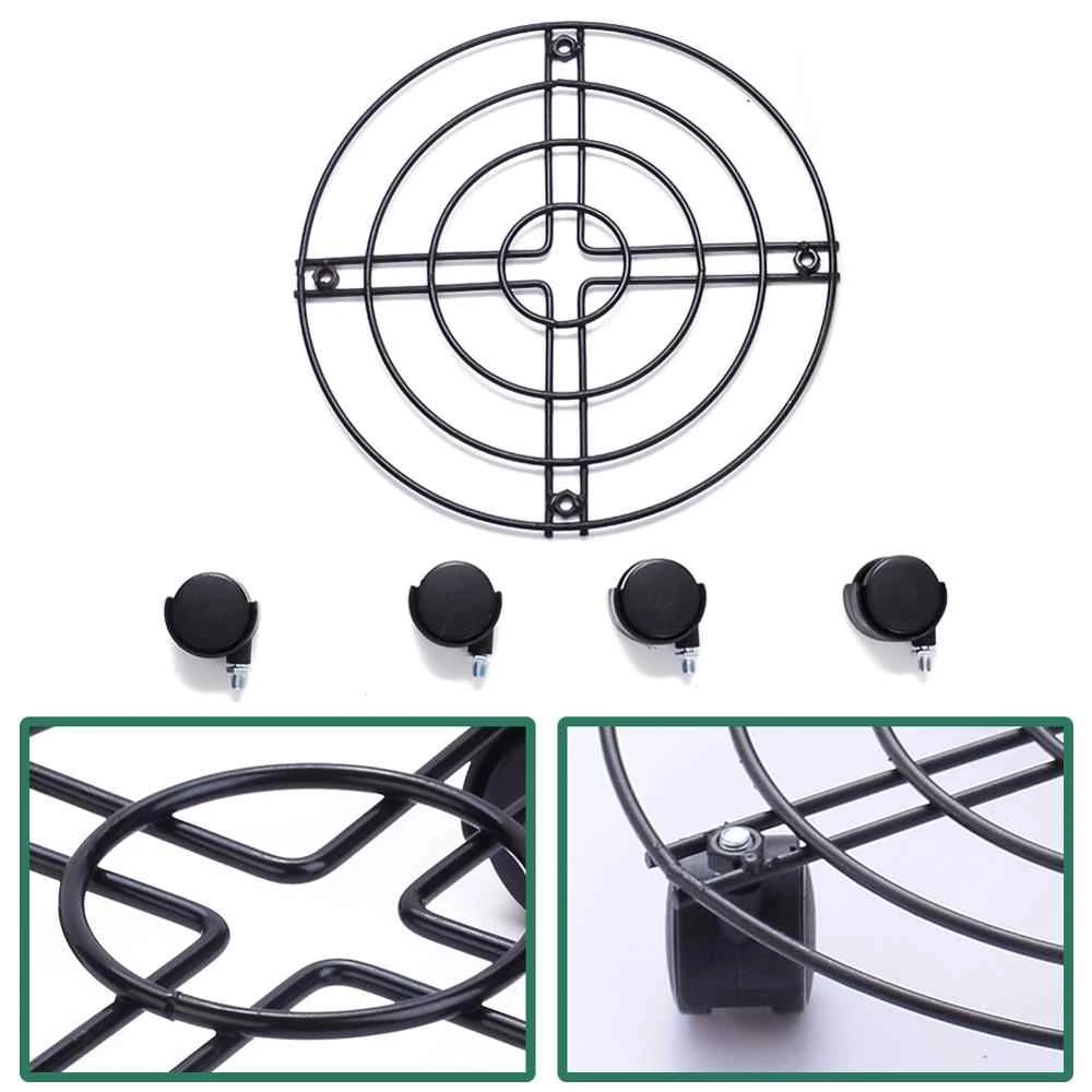 Gardening Supplies Steve & Leif Round Metal Plant Trolley 27cm 12 Gardening Supplies Steve & Leif Round Metal Plant Trolley 27cm