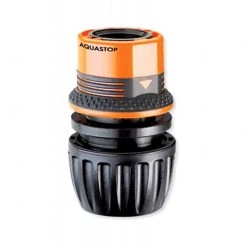 Claber 8549 ERGO GRIP 1/2" - 5/8" - 3/4" UNIVERSAL COUPLING WITH STOPPER