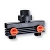 Claber 8589 M. THREADED 2-WAY ADAPTOR 3/4" Gardening Supplies