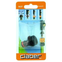 Claber 8637 SPRINKLER CONNECTOR 3/4" Gardening Supplies