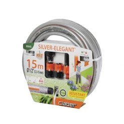 Claber 8845 Silver Elegant Hose Kit 15M Gardening Supplies