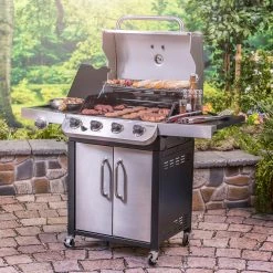 Char-Broil Performance CV 4-Burner Gas BBQ Grill W/Side Burner 19 Char-Broil Performance CV 4-Burner Gas BBQ Grill W/Side Burner