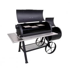 Char-Broil Barbecue Grill Oklahoma Joe's Longhorn Reverse Flow Offset Smoker BBQ Grill (Anthem Series)