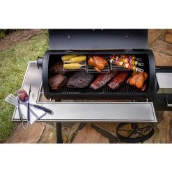 Char-Broil Barbecue Grill Oklahoma Joe's Longhorn Reverse Flow Offset Smoker BBQ Grill (Anthem Series)