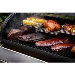 Char-Broil Barbecue Grill Oklahoma Joe's Longhorn Reverse Flow Offset Smoker BBQ Grill (Anthem Series)