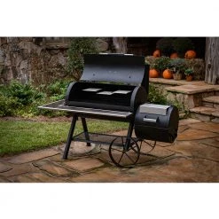 Char-Broil Barbecue Grill Oklahoma Joe's Longhorn Reverse Flow Offset Smoker BBQ Grill (Anthem Series)