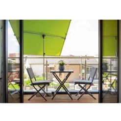 Doppler Home & Lifestyle Balcony Sunshade (Anthracite) - [Made In Austria] UV Protection 50+