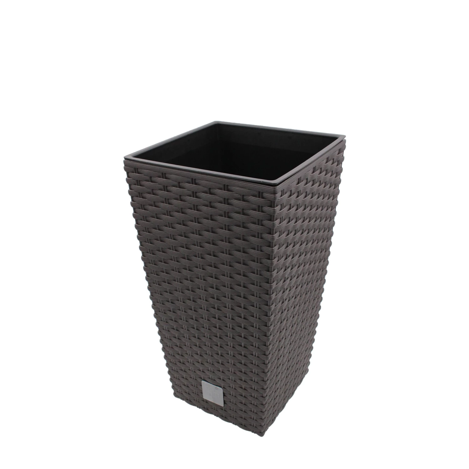 Prosperplast Rato Square Basket Weave Flower Pot (170x324mm) Gardening Supplies 5 Prosperplast Rato Square Basket Weave Flower Pot (170x324mm) Gardening Supplies