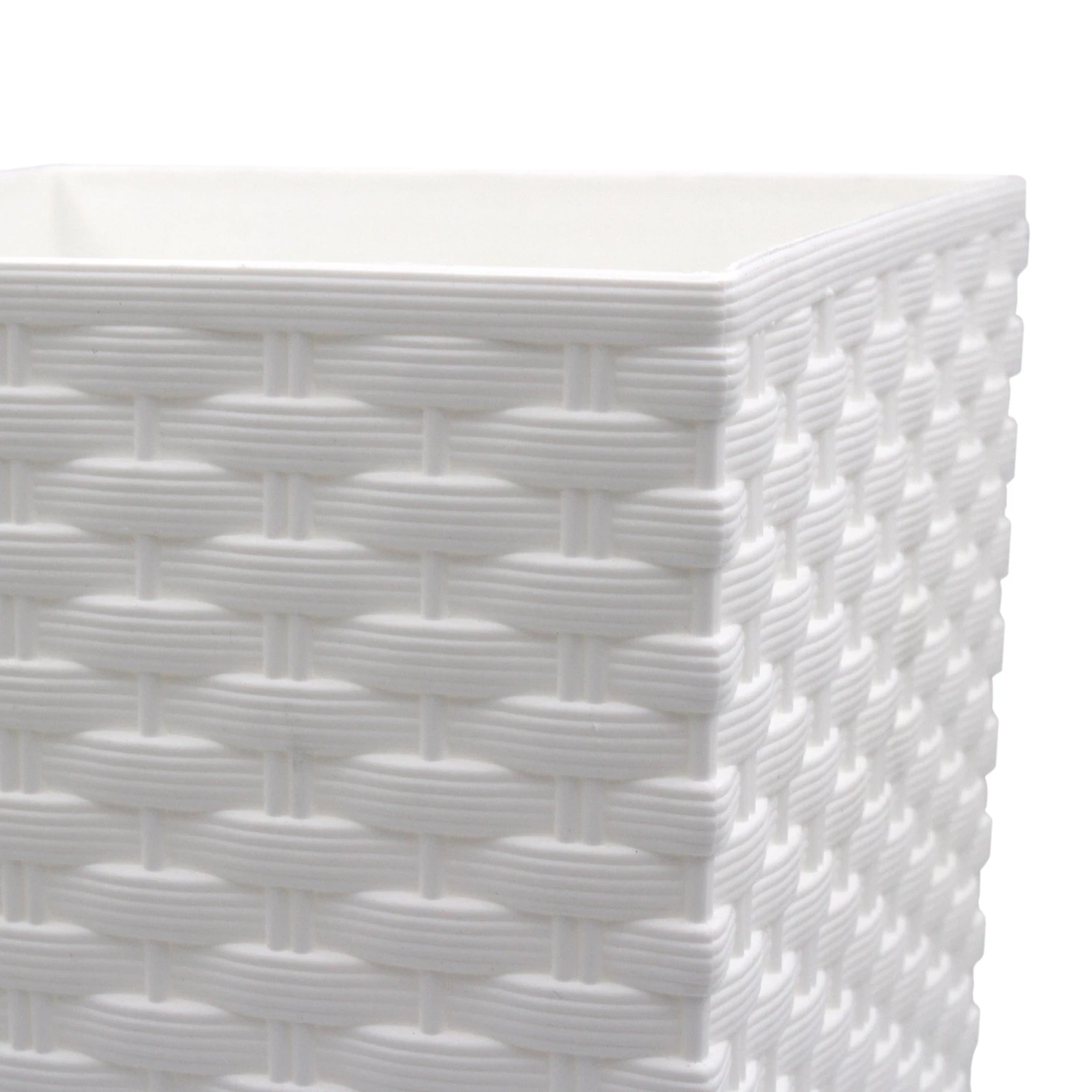 Prosperplast Rato Square Basket Weave Flower Pot (170x324mm) Gardening Supplies 11 Prosperplast Rato Square Basket Weave Flower Pot (170x324mm) Gardening Supplies