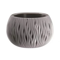 Prosperplast Gardening Supplies Sandy Bowl Vertical Wave Pot (290x190mm)