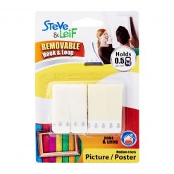 Steve & Leif Removable Hook & Loop Strips (4 Sets) Home & Lifestyle