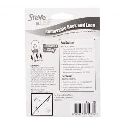 Steve & Leif Removable Hook & Loop Strips (4 Sets) Home & Lifestyle