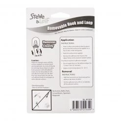 Steve & Leif SuperGrip Removable Hook & Loop Strips (Large) 4sets