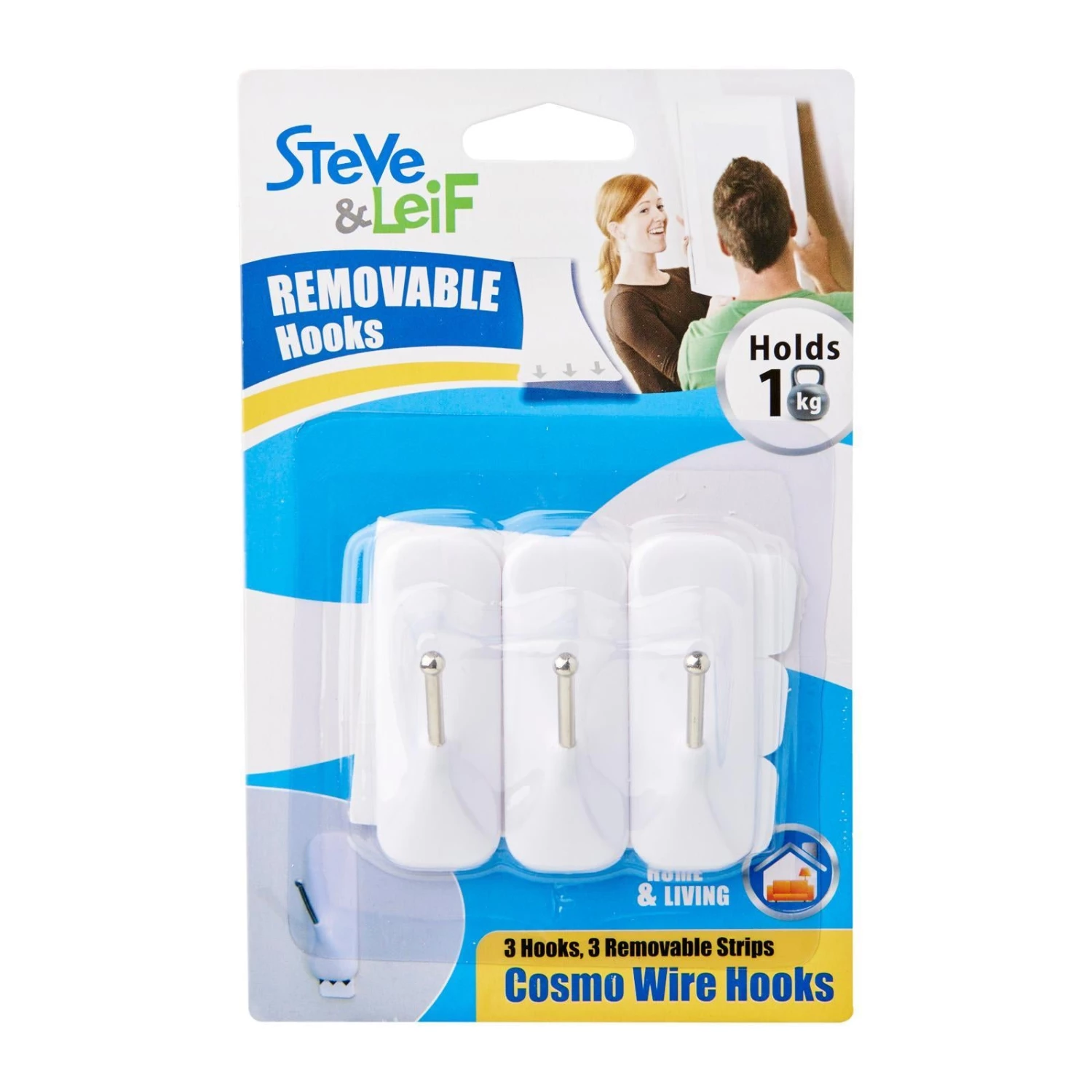 Steve & Leif Home & Lifestyle Small Cosmo Wire Hooks (3 Pcs) 3 Steve & Leif Home & Lifestyle Small Cosmo Wire Hooks (3 Pcs)