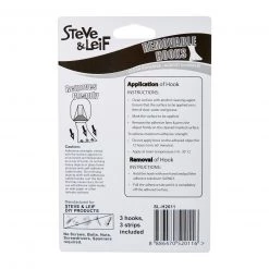 Steve & Leif Small Removable Hooks (3 Pcs)