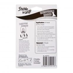 Steve & Leif Medium Removable Hooks (2 Pcs) Home & Lifestyle