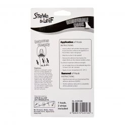 Steve & Leif Home & Lifestyle Large Removable Hooks White