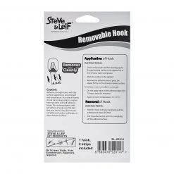 Steve & Leif Large Removable Hooks