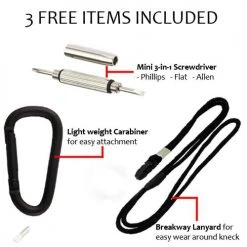 IMaxAlarm Home & Lifestyle SOS Alert Portable Personal Security Alarm Panic Button + Led Light