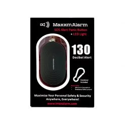 IMaxAlarm Home & Lifestyle SOS Alert Portable Personal Security Alarm Panic Button + Led Light