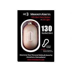 IMaxAlarm Home & Lifestyle SOS Alert Portable Personal Security Alarm Panic Button + Led Light