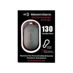IMaxAlarm Home & Lifestyle SOS Alert Portable Personal Security Alarm Panic Button + Led Light