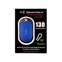 IMaxAlarm Home & Lifestyle SOS Alert Portable Personal Security Alarm Panic Button + Led Light