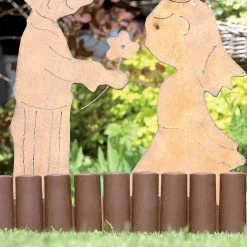 Prosperplast Gardening Supplies IPAL-PLUS Palisada Garden Decorative Fence (2350mm X 250mm)