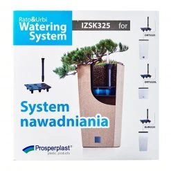 Prosperplast [Made In Poland] Rato Square Basket Weave Pot (325x325x610mm) + Self Watering System [Bundle Deal] Gardening Supplies