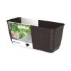 Prosperplast Gardening Supplies Ratolla Rectangular Case Pot (489x173x150mm) - Umber