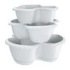 Prosperplast Respana Trio Pot (470x405mm) - White Gardening Supplies 1 Prosperplast Respana Trio Pot (470x405mm) - White Gardening Supplies