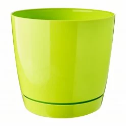 Prosperplast Coubi Round Pot (155x142mm) - Lime